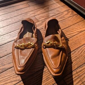 Tory Burch Jessa Flat with Gold Detail